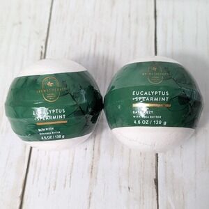Bath Body Works Bath Fizzy Bomb Eucalyptus Spearmint 2pk Stress Relief